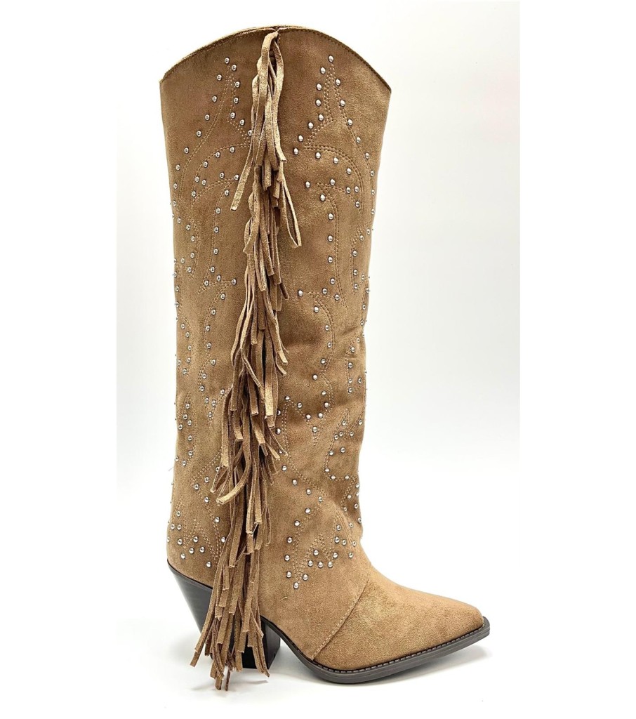 BOTA CLAUDIA TAUPE
