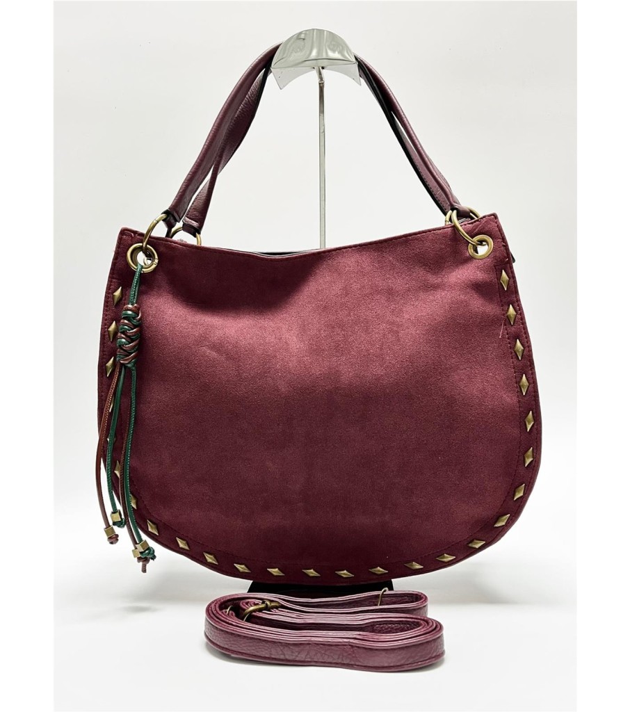 BOLSO ABRIL GRANATE