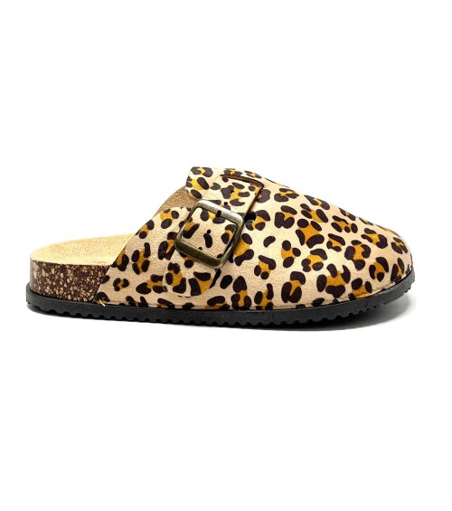 ZUECO AFRA LEOPARDO