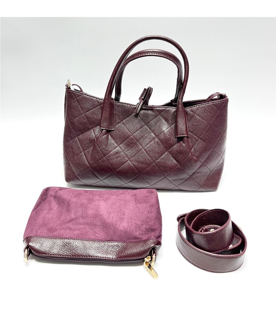 BOLSO BREZO GRANATE