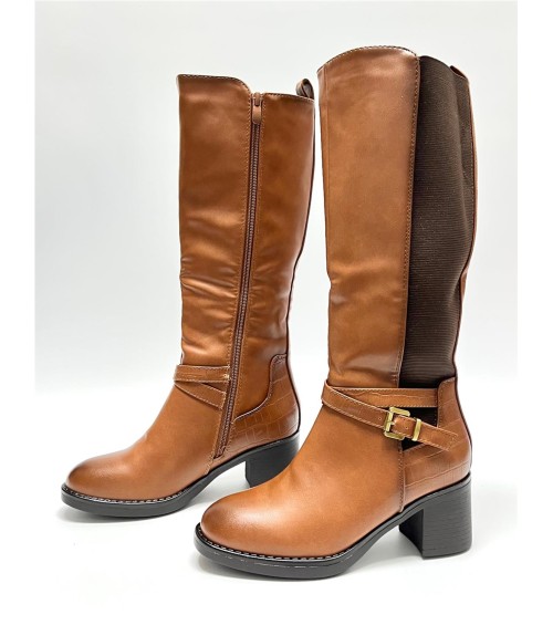 BOTA FLOR CAMEL