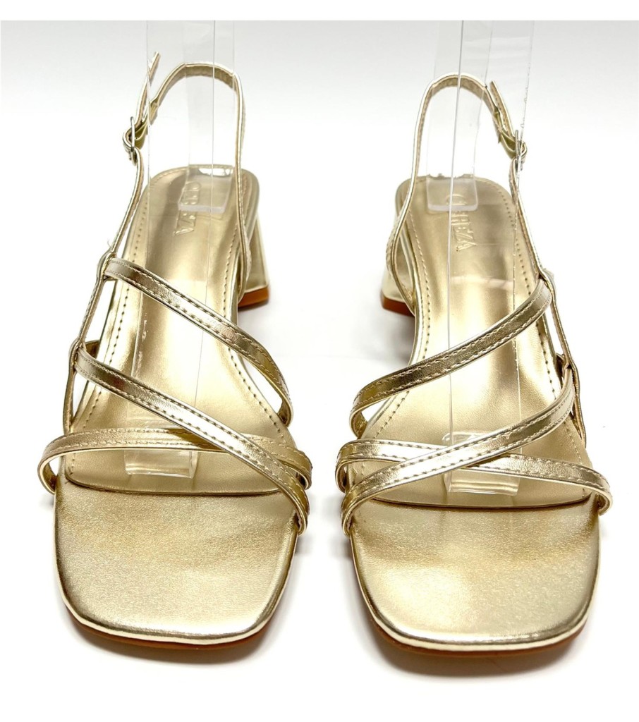 SANDALIA SARA DORADO