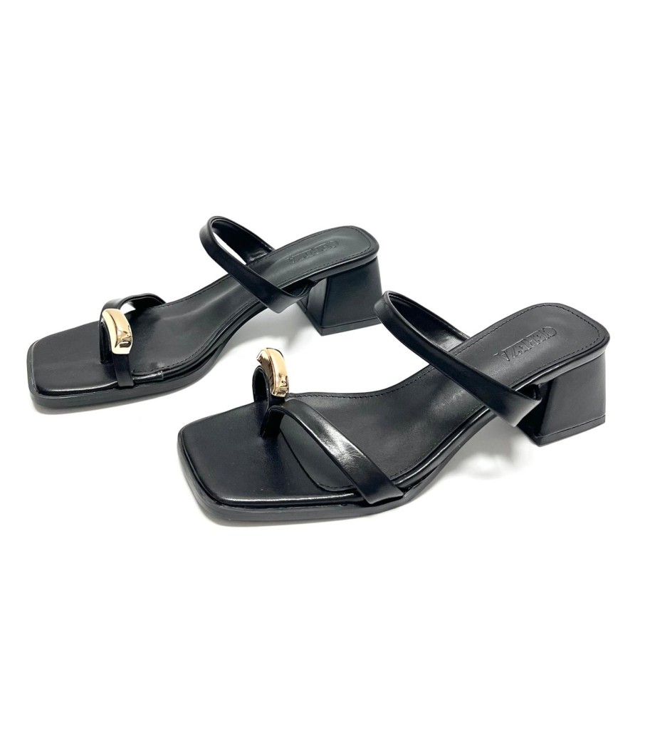 SANDALIA CARMEN NEGRO