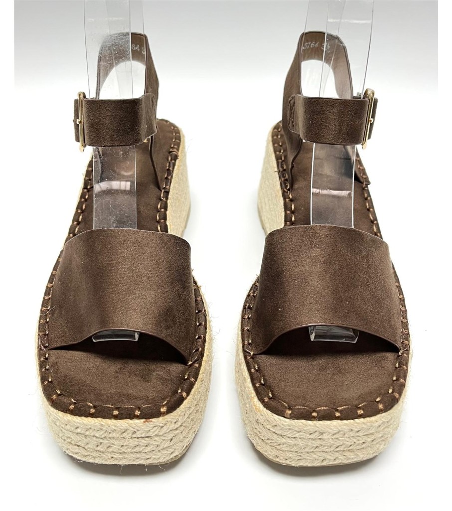 SANDALIA VALENTINA MARRON