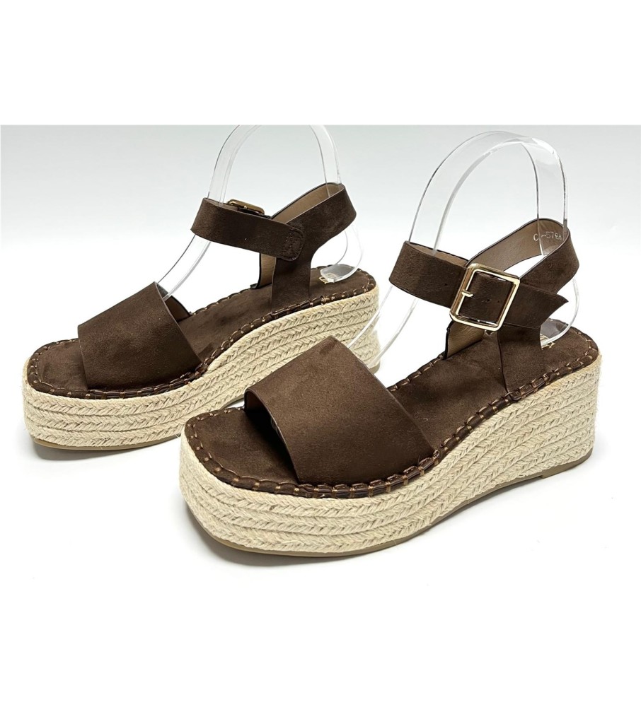 SANDALIA VALENTINA MARRON