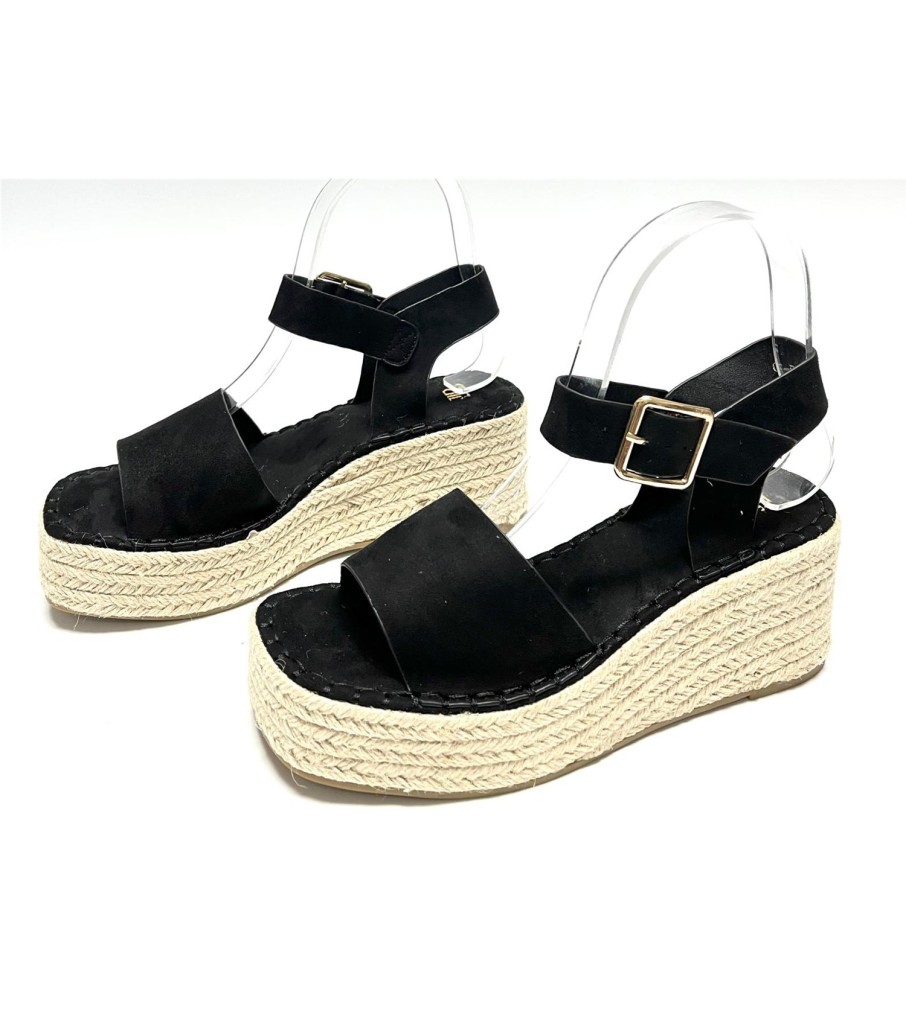 SANDALIA VALENTINA NEGRO