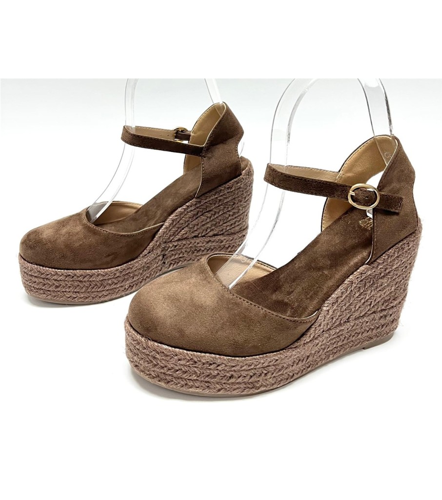 CUÑA CANDELA MARRON