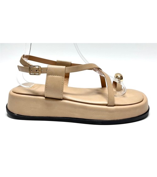 SANDALIA ROCIO BEIGE