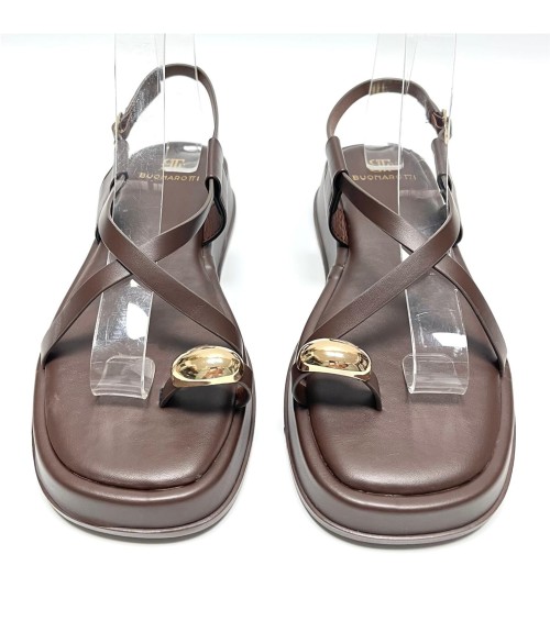 SANDALIA ROCIO MARRON