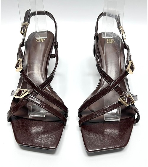 SANDALIA ALICIA MARRON