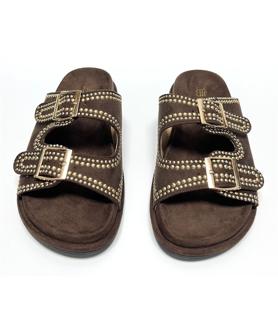 SANDALIA CLARA MARRON