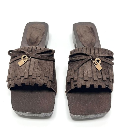 ZUECO ARIADNA MARRON 2