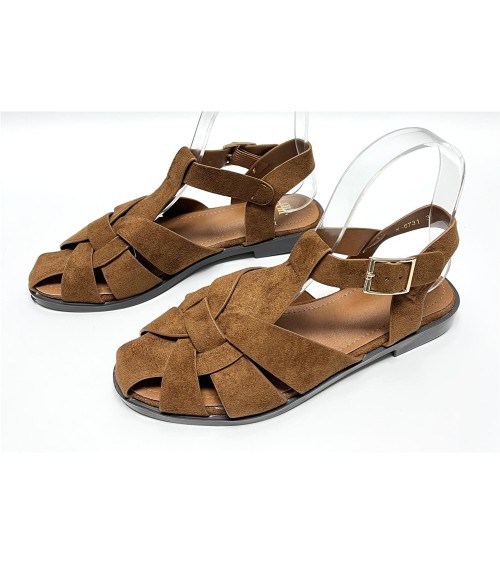 SANDALIA ZOE CAMEL