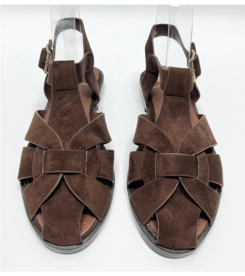 SANDALIA ZOE MARRON 2