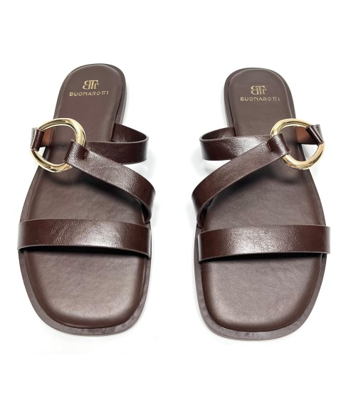 SANDALIA AMIRA MARRON 2