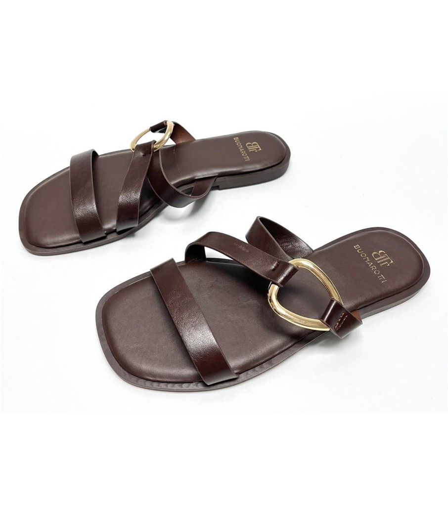 SANDALIA AMIRA MARRON