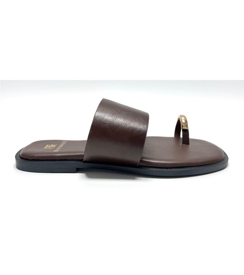 SANDALIA GALA MARRON