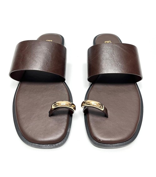 SANDALIA GALA MARRON 2