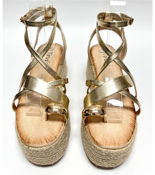 SANDALIA ELSA DORADO 2