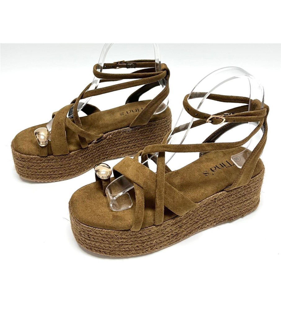 SANDALIA ELSA MARRON