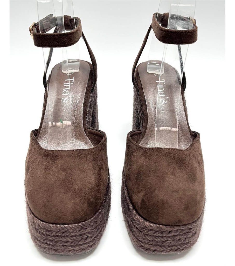 SANDALIA ISABEL MARRON