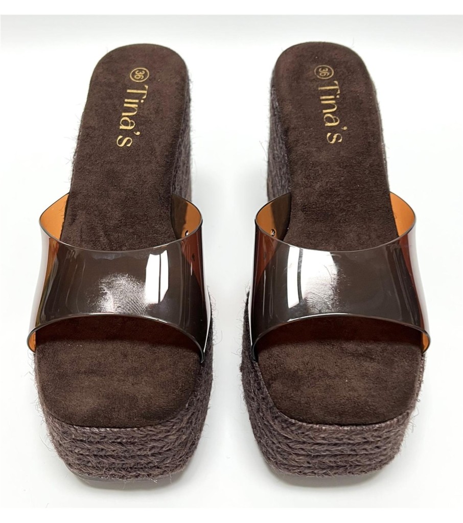 SANDALIA LEYRE MARRON