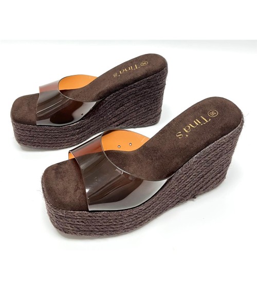 SANDALIA LEYRE MARRON