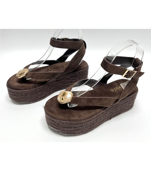 SANDALIA AINA CHOCOLATE