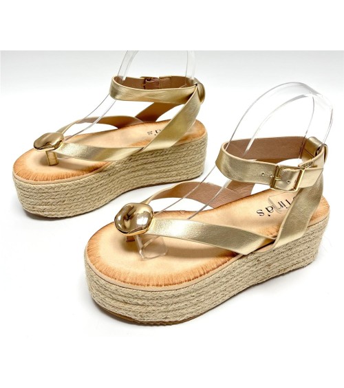 SANDALIA AINA DORADO
