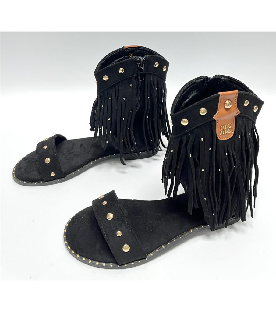 SANDALIA CAYETANA NEGRO