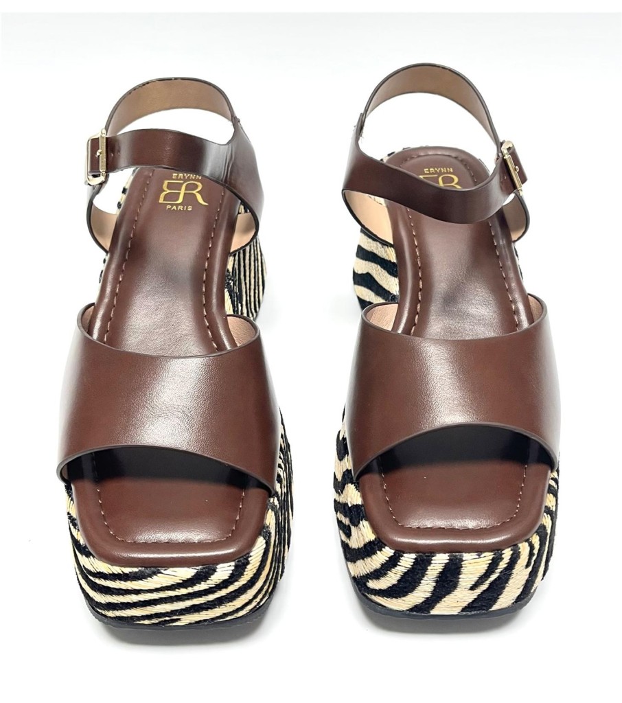 SANDALIA NAIA MARRON