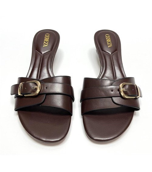 SANDALIA AMAIA MARRON 2