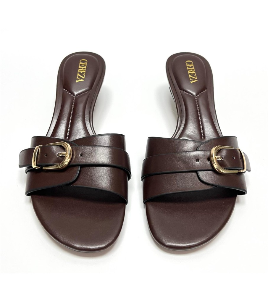 SANDALIA AMAIA MARRON