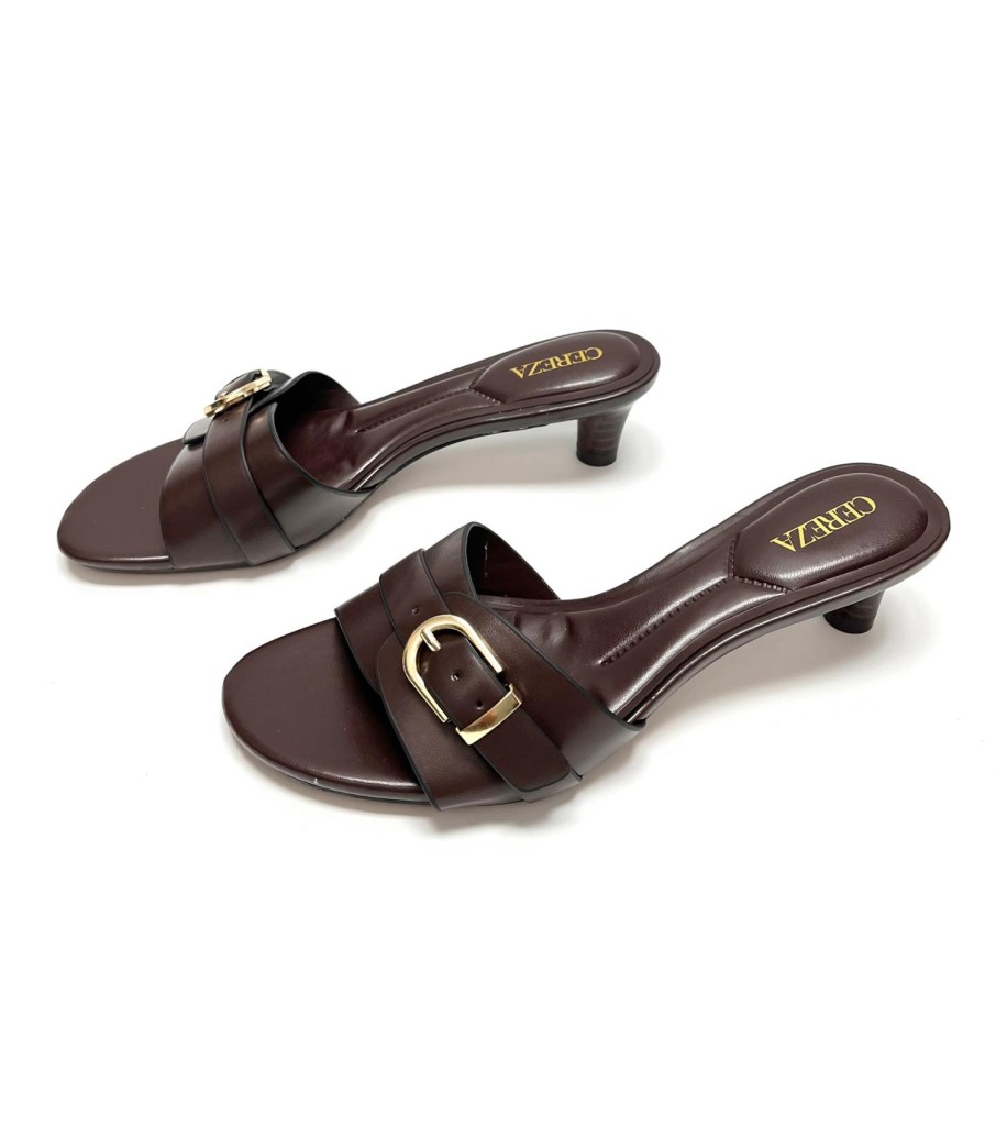 SANDALIA AMAIA MARRON