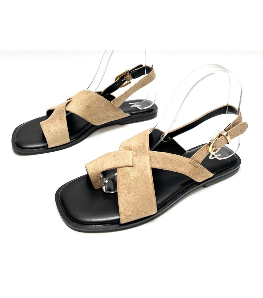 SANDALIA CRISTINA TAUPE