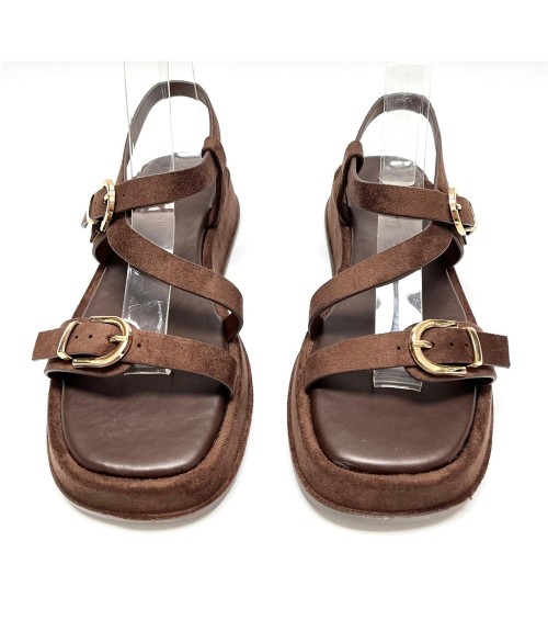 SANDALIA ISABELLA MARRON 2