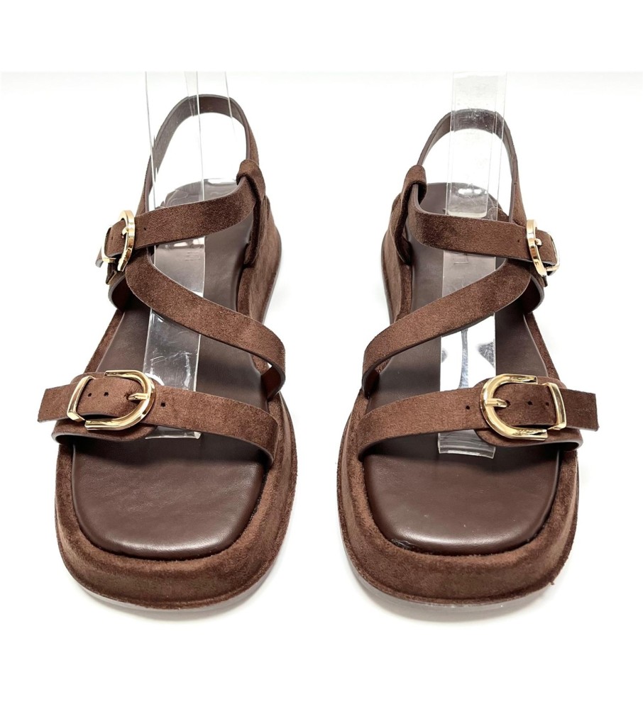 SANDALIA ISABELLA MARRON