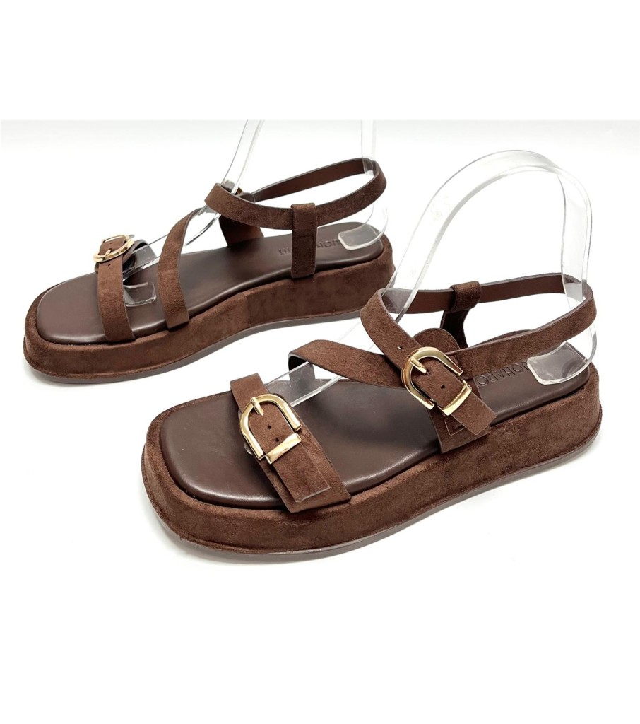 SANDALIA ISABELLA MARRON