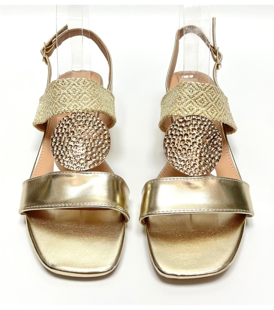 SANDALIA ELIA DORADO