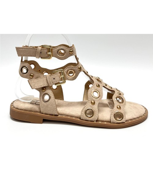 SANDALIA CAROLINA BEIGE