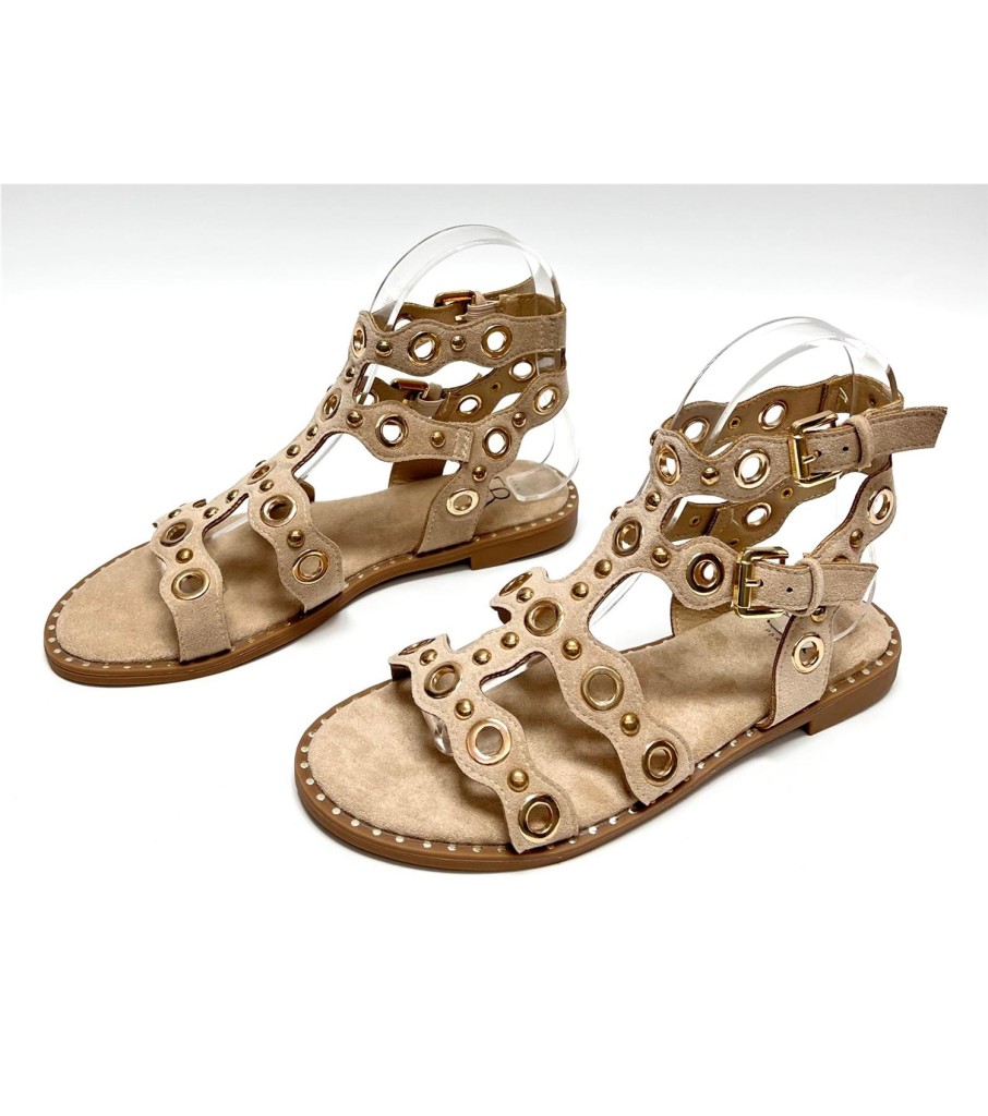 SANDALIA CAROLINA BEIGE