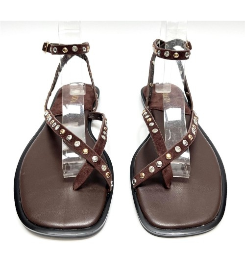 SANDALIA MACARENA MARRON 2